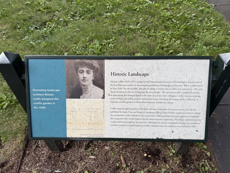 Historic Landscape Marker. Click for full size. Historic Landscape Marker image. Click for full size.