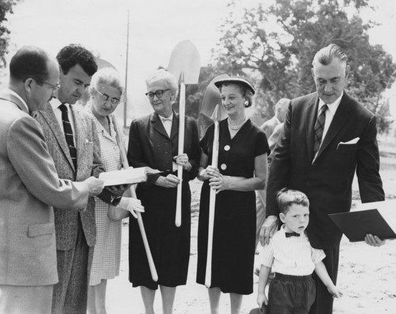 Santa Ana, Calif. Library Groundbreaking image. Click for full size.