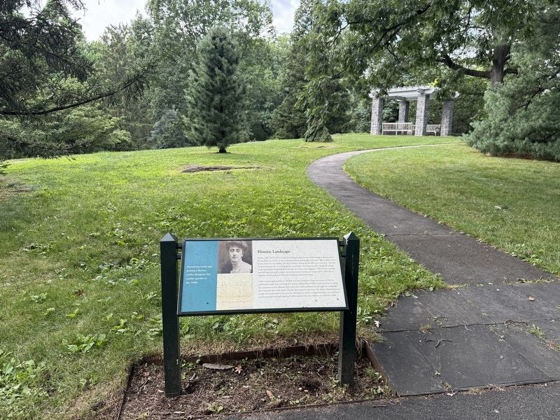 Historic Landscape Marker. Click for full size. Historic Landscape Marker image. Click for full size.