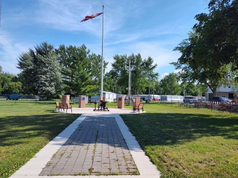 Buckeye Park Veterans Memorial. Click for full size. Buckeye Park Veterans Memorial image. Click for full size.