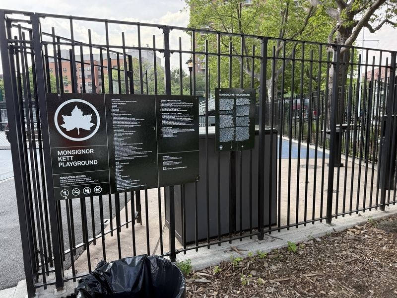 Monsignor Kett Playground Marker image. Click for full size.