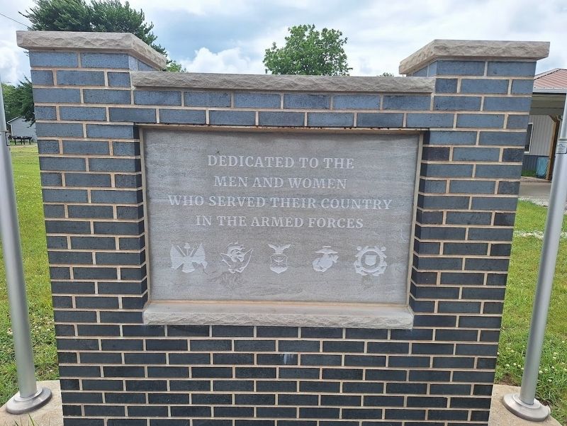 Veterans Memorial Marker. Click for full size. Veterans Memorial Marker image. Click for full size.