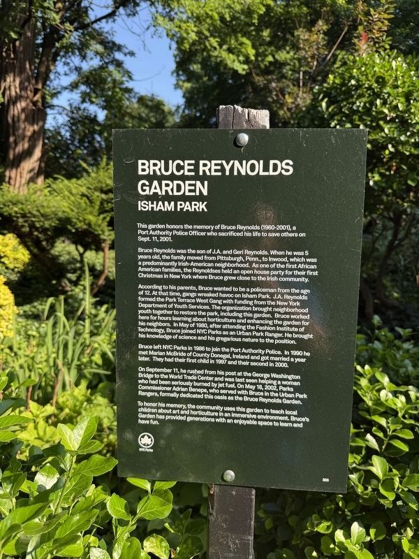 Bruce Reynolds Garden Marker image. Click for full size.