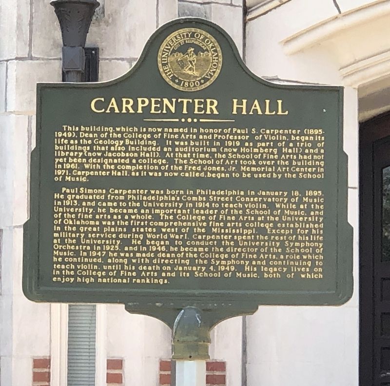 Carpenter Hall Marker image. Click for full size.