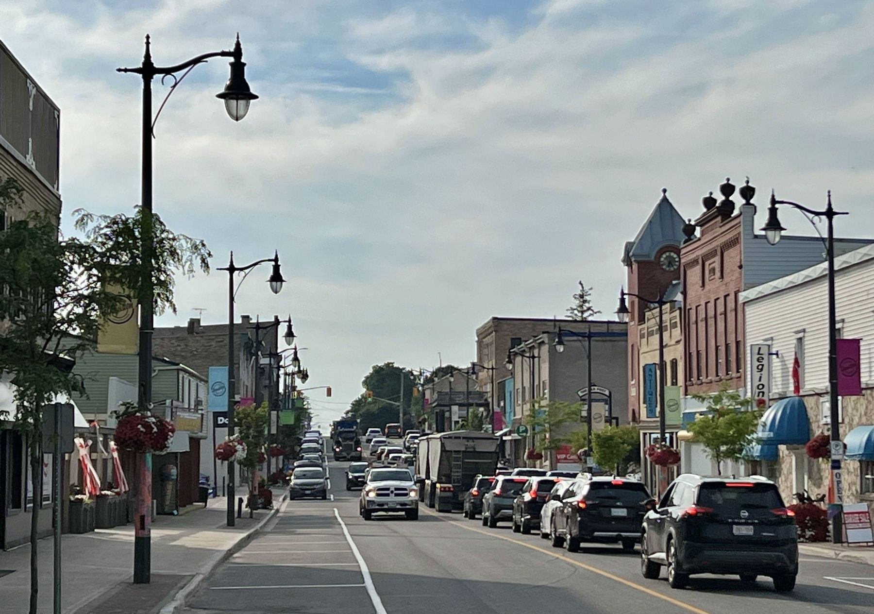 Elora Street in Harriston, 2025 image. Click for full size.