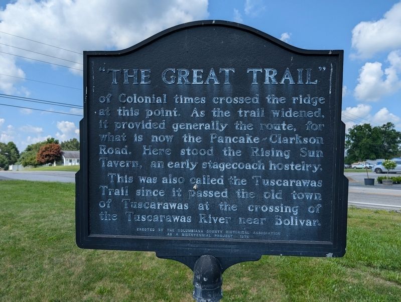"The Great Trail" Marker image. Click for full size.