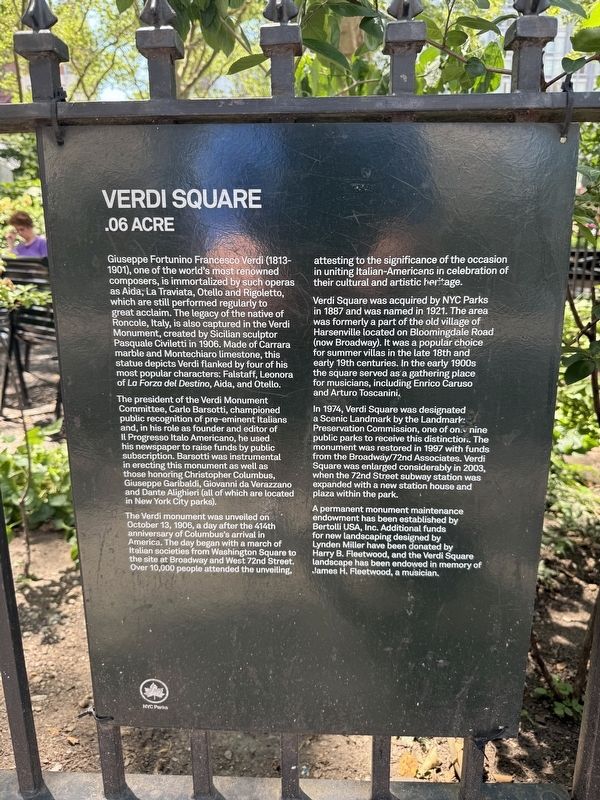 Verdi Square Marker image. Click for full size.