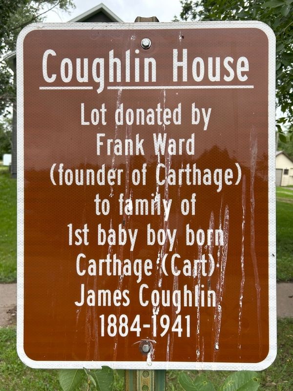 Coughlin House Marker image. Click for full size.