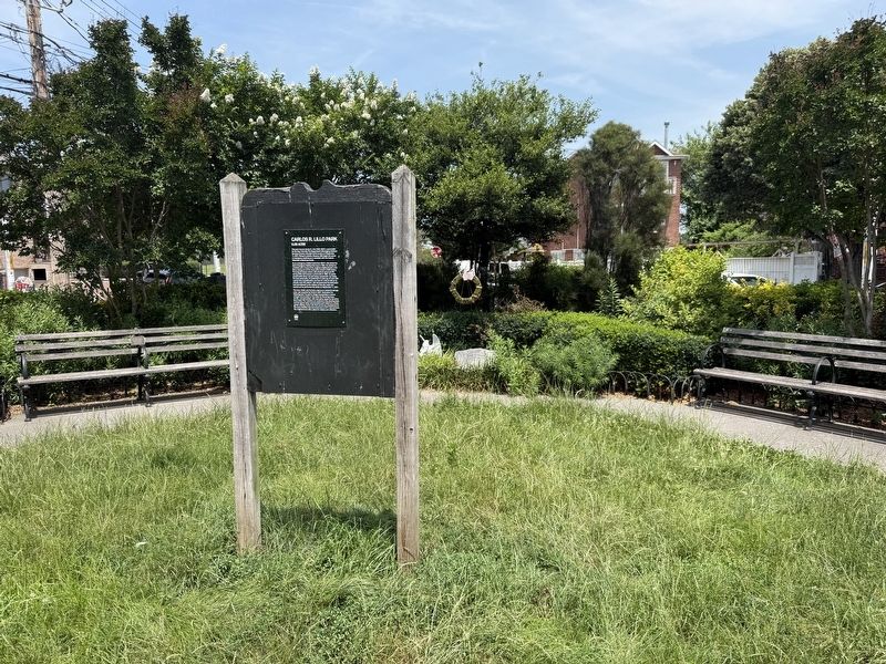 Carlos R. Lillo Park Marker image. Click for full size.