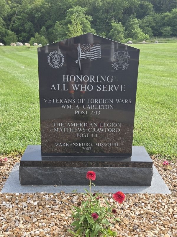 Honoring All Who Serve Marker image. Click for full size.