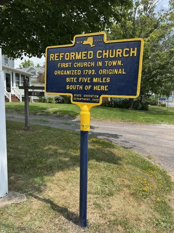Reformed Church Marker image. Click for full size.