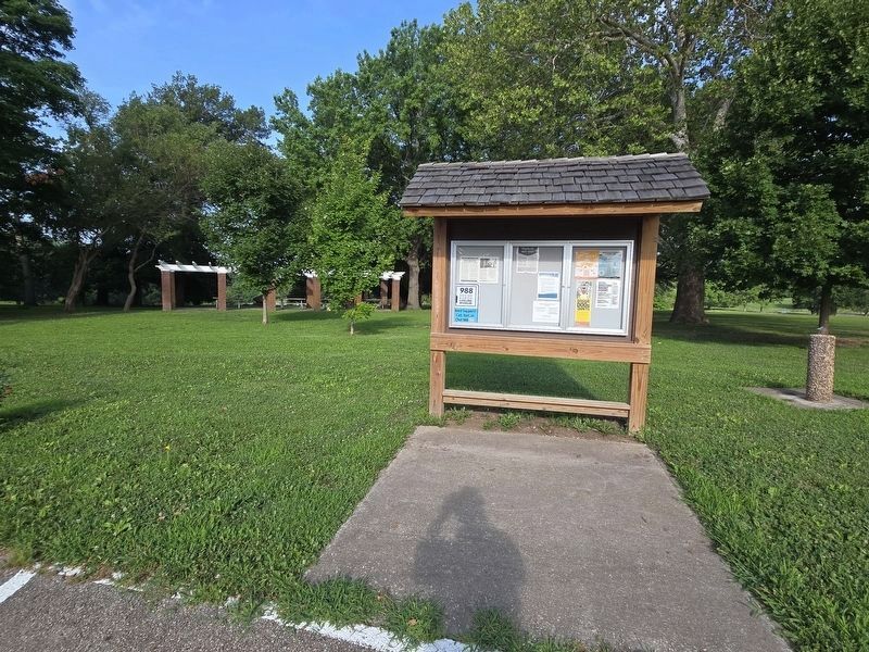 Their Waning Years Marker replaced by a kiosk. Click for full size. Their Waning Years Marker replaced by a kiosk image. Click for full size.