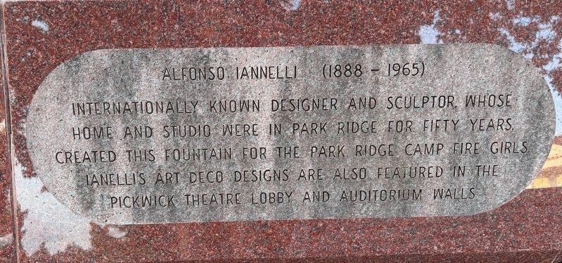 Alfonso Ianelli Marker. Click for full size. Alfonso Ianelli Marker image. Click for full size.