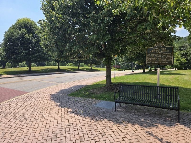 Pennsylvania Mainline Canal Port of Blairsville Marker image. Click for full size.