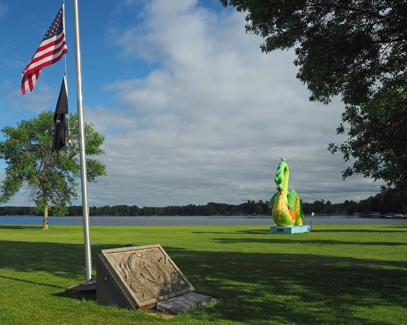 Crosby Veterans Memorial in Franklin Park image. Click for full size.