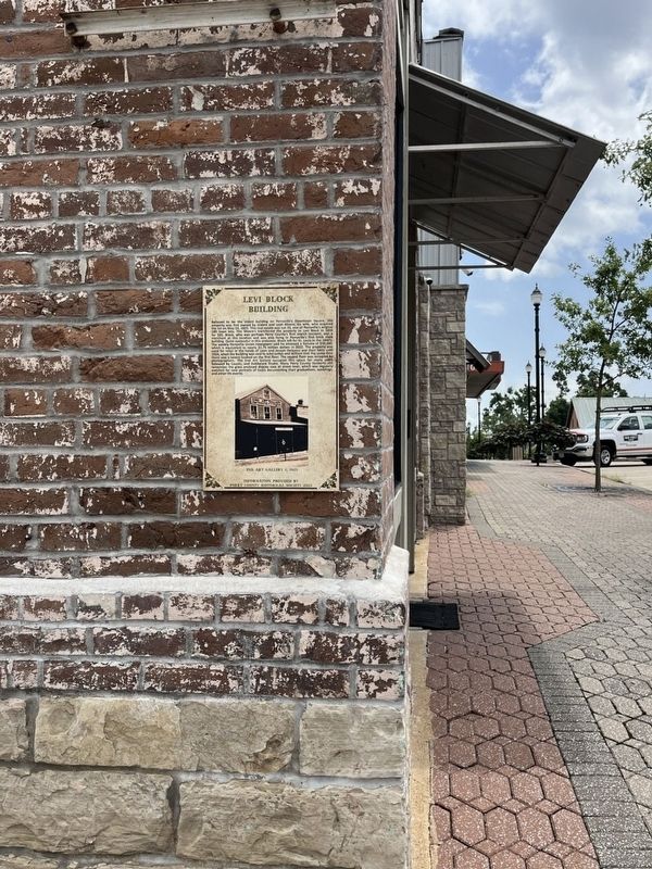 Levi Block Building Marker image. Click for full size.