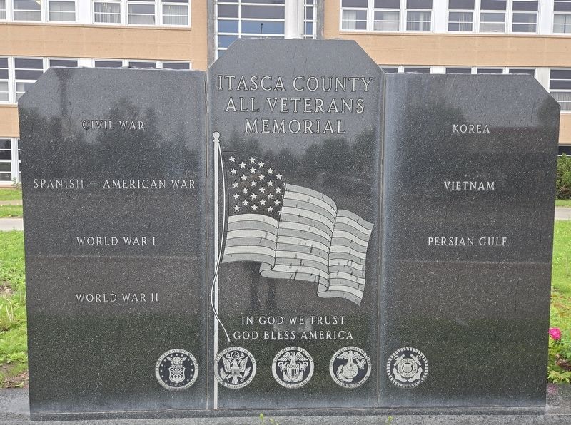 Itasca County All Veterans Memorial Marker image. Click for full size.