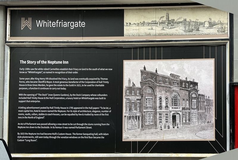 The Story of the Neptune Inn Marker. Click for full size. The Story of the Neptune Inn Marker image. Click for full size.