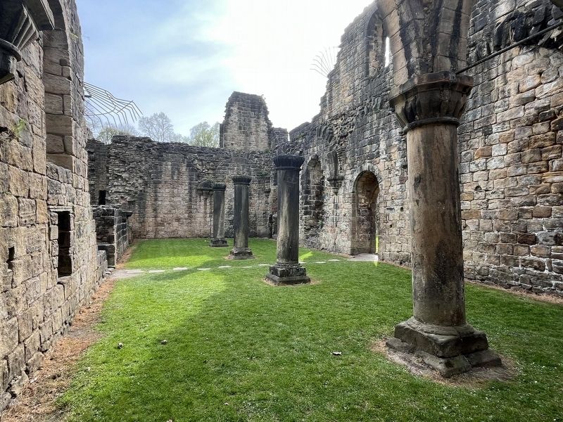 Kirkstall Abbey Ruins. Click for full size. Kirkstall Abbey Ruins image. Click for full size.