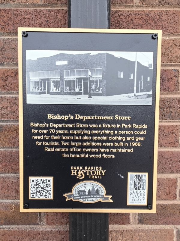 Bishop's Department Store Marker. Click for full size. Bishop's Department Store Marker image. Click for full size.