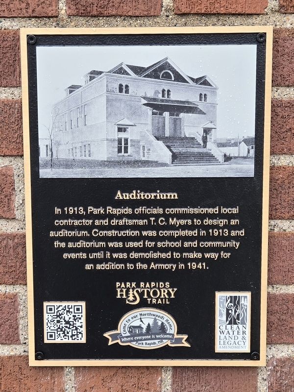 Auditorium Marker. Click for full size. Auditorium Marker image. Click for full size.