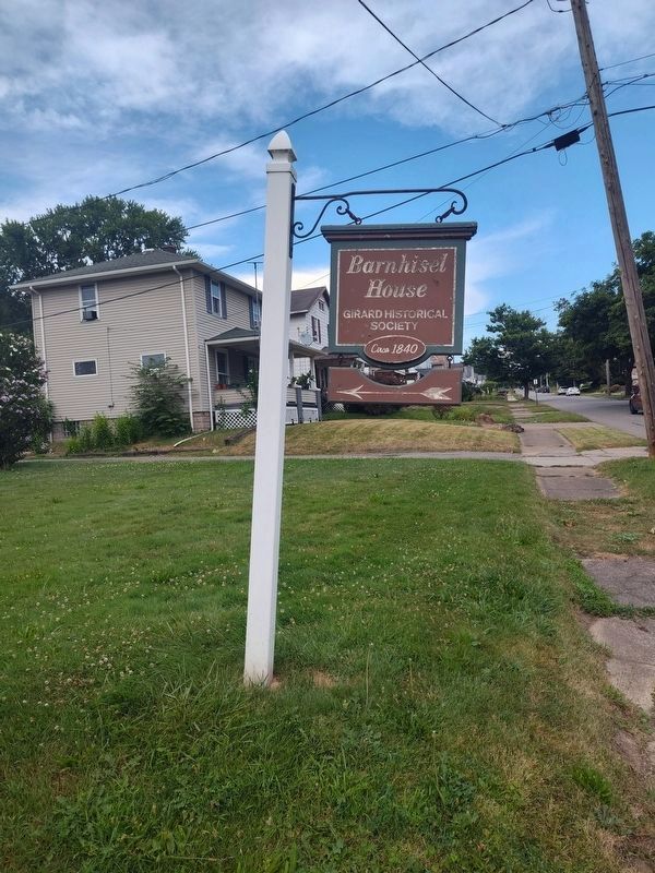 The Barnhisel House Marker image. Click for full size.