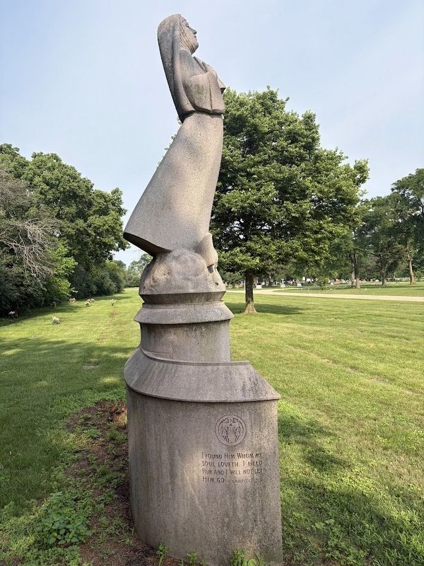 Saint Scholastica, Virgin side view. Click for full size. Saint Scholastica, Virgin side view image. Click for full size.