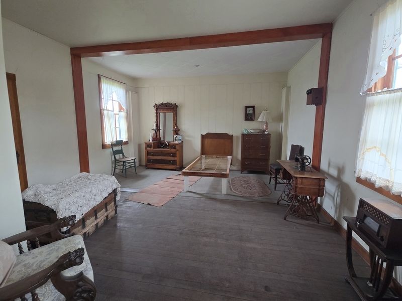 Embden Depot railroad agent living quarters image. Click for full size.