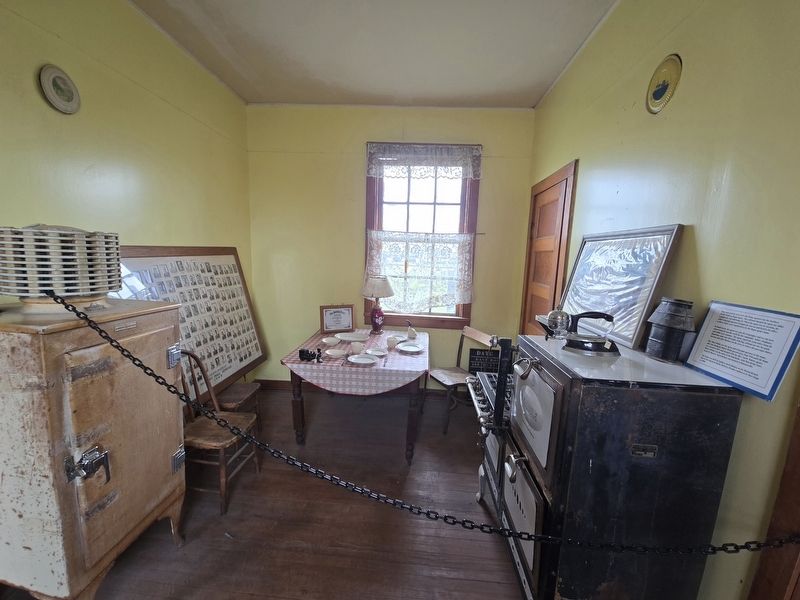 Embden Depot railroad agent living quarters image. Click for full size.