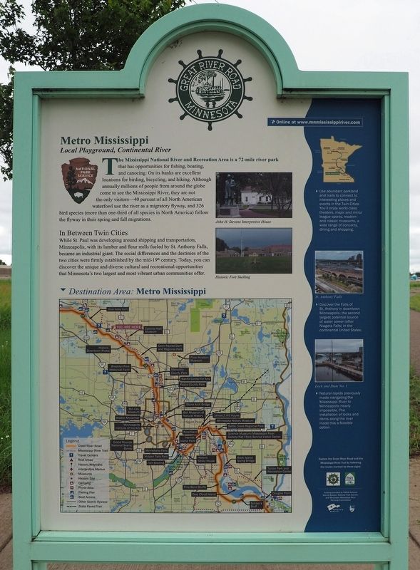 Metro Mississippi Marker. Click for full size. Metro Mississippi Marker image. Click for full size.
