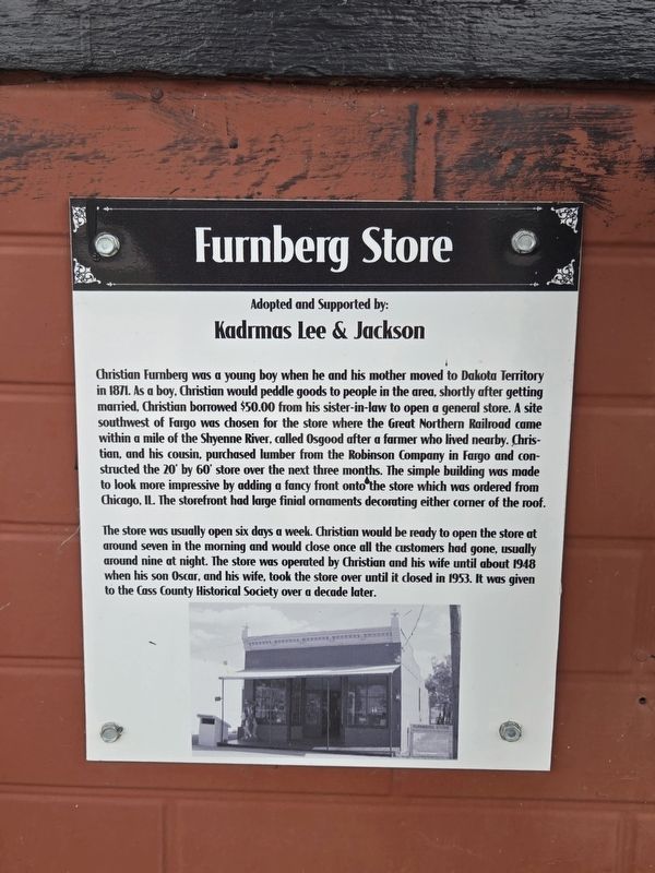 Fubnberg Store Marker. Click for full size. Fubnberg Store Marker image. Click for full size.