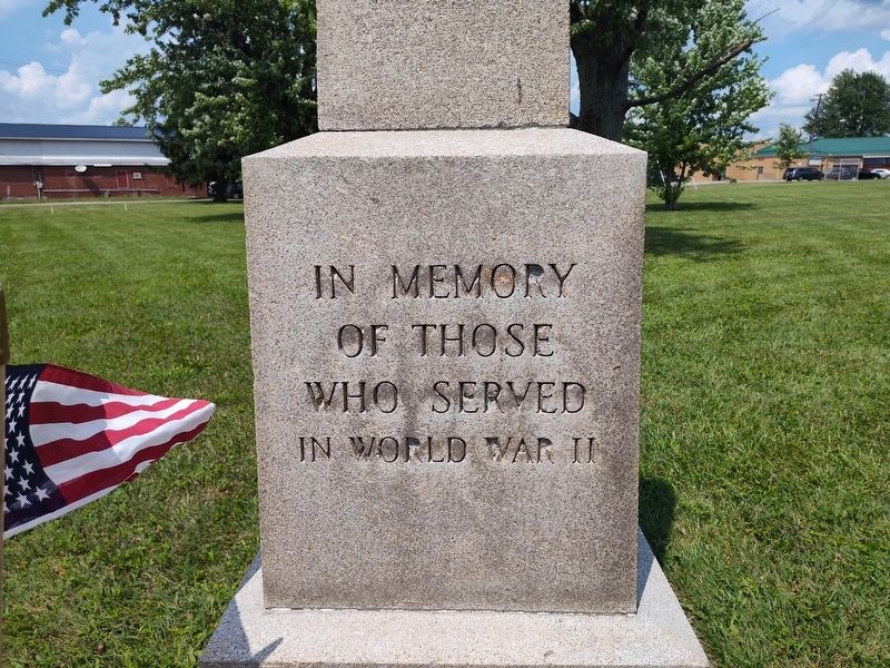 Colebrook World War II Memorial Marker image. Click for full size.