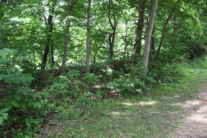 Federal Civil War Earthworks. Click for full size. Federal Civil War Earthworks image. Click for full size.