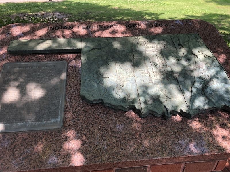 Indian Territory, 1866-1889 Marker. Click for full size. Indian Territory, 1866-1889 Marker image. Click for full size.