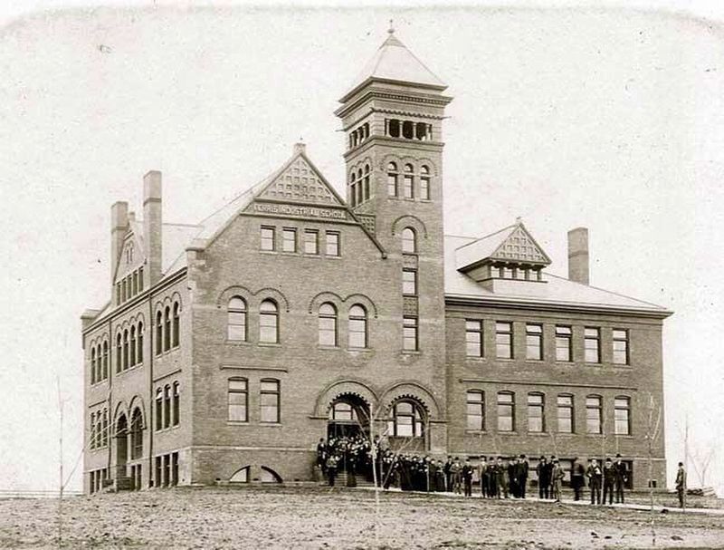 "Old Main" in 1895. Click for full size. "Old Main" in 1895 image. Click for full size.