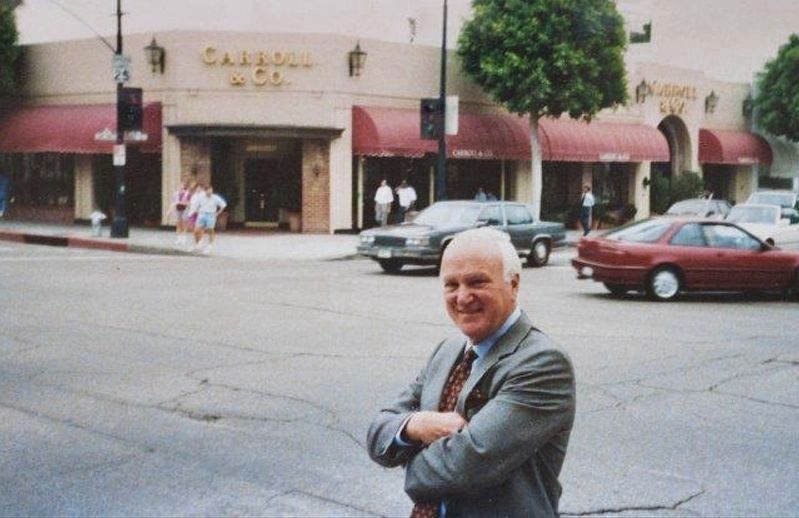 Richard Carroll in front of his store. Click for full size. Richard Carroll in front of his store image. Click for full size.
