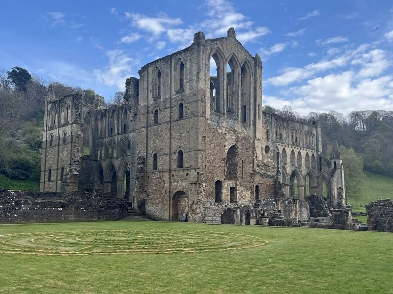 Rievaulx Abbey Ruins. Click for full size. Rievaulx Abbey Ruins image. Click for full size.