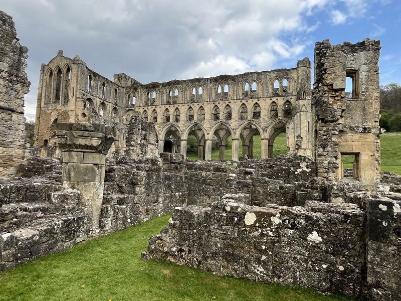 Rievaulx Abbey Ruins. Click for full size. Rievaulx Abbey Ruins image. Click for full size.