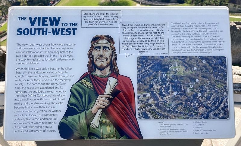 The View to the South-west Marker image. Click for full size.