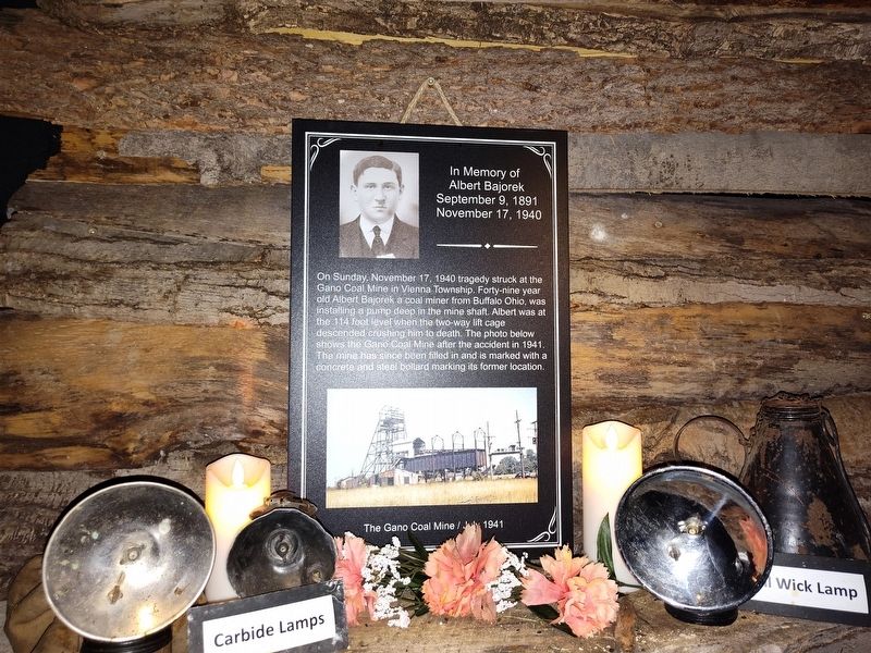 Albert Bajorek Marker Inside the exhibit image. Click for full size.