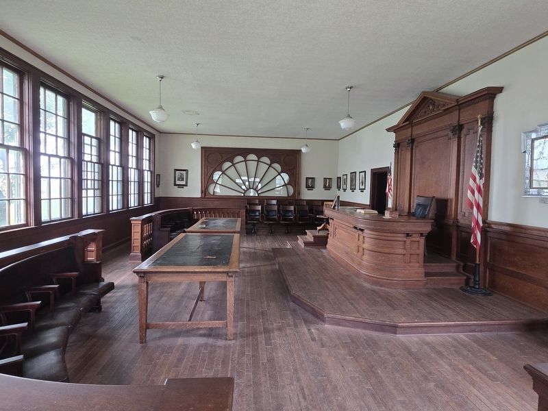 1906 Cass County District Courthouse interior. Click for full size. 1906 Cass County District Courthouse interior image. Click for full size.