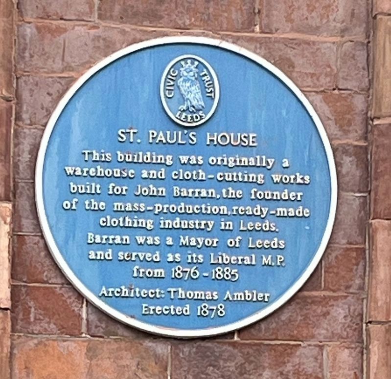 St. Paul's House Marker. Click for full size. St. Paul's House Marker image. Click for full size.