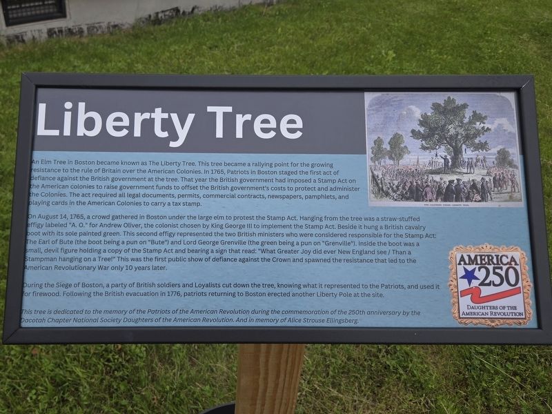 Liberty Tree Marker image. Click for full size.