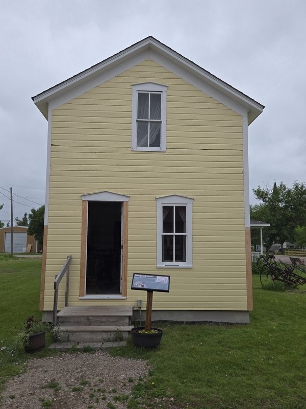 Trangsrud House and Marker. Click for full size. Trangsrud House and Marker image. Click for full size.