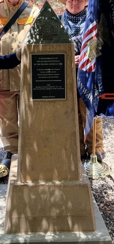 125th Anniversary of the Spanish American War Marker. Click for full size. 125th Anniversary of the Spanish American War Marker image. Click for full size.