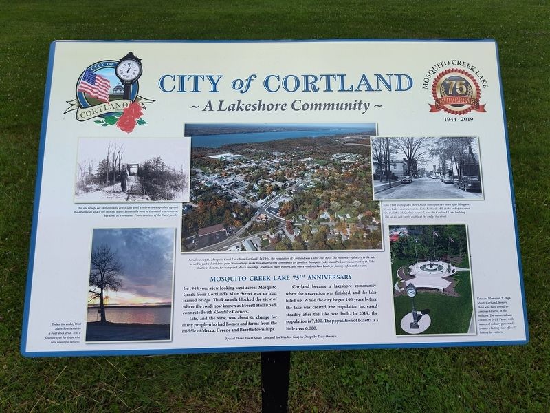 City of Cortland Marker image. Click for full size.