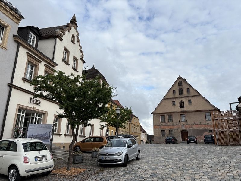 The view of the marker in the Marktplatz image. Click for full size.