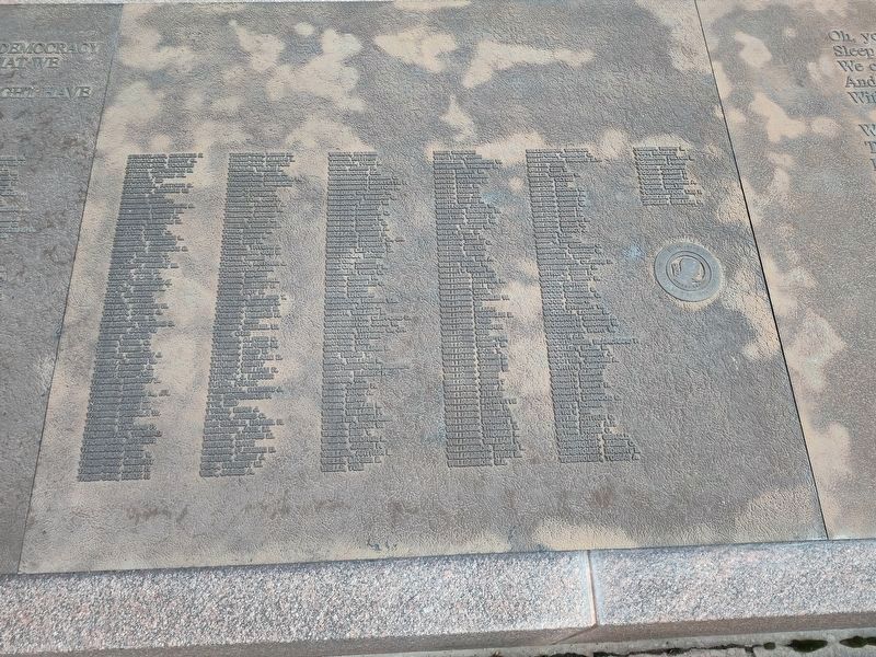 World War I Honor Roll Marker image. Click for full size.