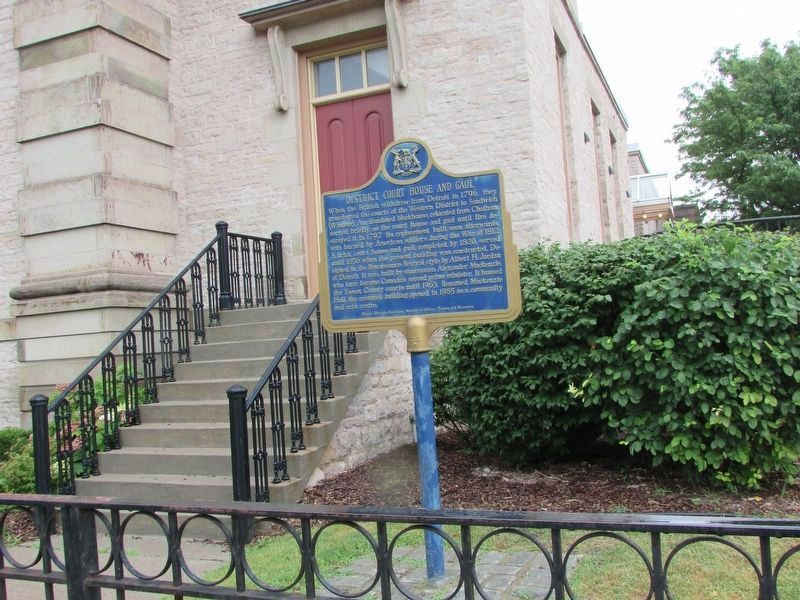 District Court House and Goal Marker image. Click for full size.