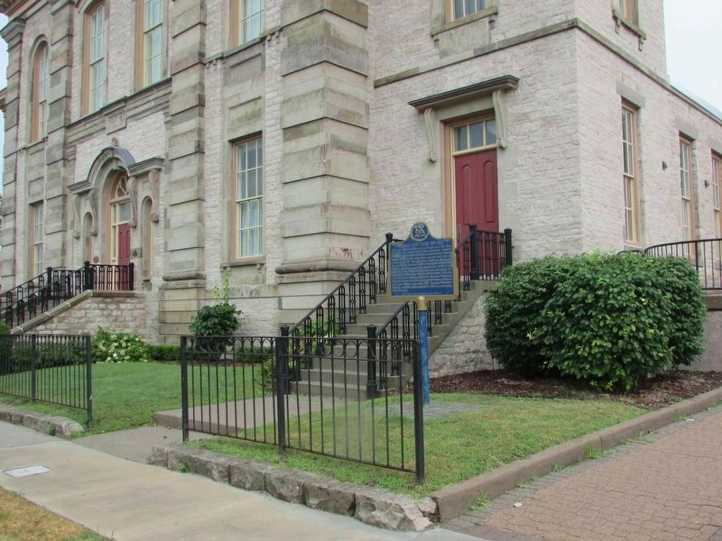 District Court House and Goal Marker image. Click for full size.